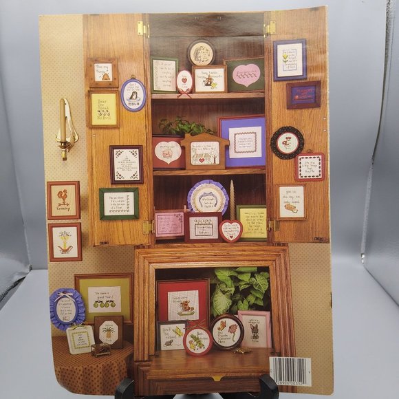 Vintage Cross Stitch Patterns, Short and Sweet 60 Miniature Sayings, Leisure Art - Picture 2 of 2